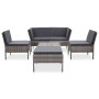 Set mit 6 Gartenmöbeln und Kissen synthetisches Rattangrau von vidaXL, Gartensets - Ref: Foro24-48942, Preis: 472,87 €, Rabat...