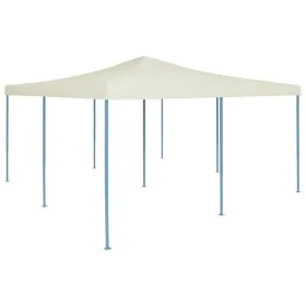 Cream folding gazebo 5x5 m by vidaXL, Tents and gazebos - Ref: Foro24-48904, Price: 254,57 €, Discount: %