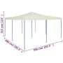 Cremefarbener Faltpavillon 5x5 m von vidaXL, Zelte und Pavillons - Ref: Foro24-48904, Preis: 254,66 €, Rabatt: %