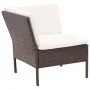 3-piece garden furniture set and brown synthetic rattan cushions by vidaXL, Garden sets - Ref: Foro24-48959, Price: 319,52 €,...