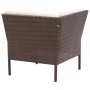 3-piece garden furniture set and brown synthetic rattan cushions by vidaXL, Garden sets - Ref: Foro24-48959, Price: 319,52 €,...