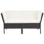 6-piece garden furniture set and black synthetic rattan cushions by vidaXL, Garden sets - Ref: Foro24-48948, Price: 454,23 €,...
