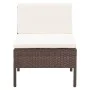 3-piece garden furniture set and brown synthetic rattan cushions by vidaXL, Garden sets - Ref: Foro24-48959, Price: 319,52 €,...