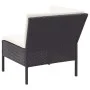 6-piece garden furniture set and black synthetic rattan cushions by vidaXL, Garden sets - Ref: Foro24-48948, Price: 454,23 €,...