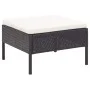 6-piece garden furniture set and black synthetic rattan cushions by vidaXL, Garden sets - Ref: Foro24-48948, Price: 454,23 €,...