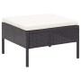 6-teiliges Gartenmöbel-Set und schwarze Kissen aus synthetischem Rattan von vidaXL, Gartensets - Ref: Foro24-48948, Preis: 46...