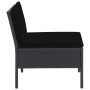 5-piece garden sofa set and black synthetic rattan cushions by vidaXL, Garden sets - Ref: Foro24-48945, Price: 338,23 €, Disc...
