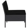5-piece garden sofa set and black synthetic rattan cushions by vidaXL, Garden sets - Ref: Foro24-48945, Price: 333,14 €, Disc...