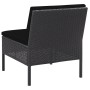 5-piece garden sofa set and black synthetic rattan cushions by vidaXL, Garden sets - Ref: Foro24-48945, Price: 338,23 €, Disc...