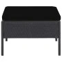 5-piece garden sofa set and black synthetic rattan cushions by vidaXL, Garden sets - Ref: Foro24-48945, Price: 333,14 €, Disc...