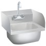 Kommerzielles Waschbecken mit Edelstahlhahn von vidaXL, Sinkt - Ref: Foro24-51115, Preis: 181,51 €, Rabatt: %