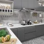 Láminas autoadhesivas muebles PVC gris 500x90 cm de vidaXL, Láminas para ventana - Ref: Foro24-146125, Precio: 18,05 €, Descu...