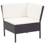 3-piece garden furniture set and black synthetic rattan cushions by vidaXL, Garden sets - Ref: Foro24-48960, Price: 235,64 €,...