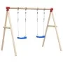 Swings with ropes 2 units blue polyethylene 38x16 cm by vidaXL, Swings and play structures - Ref: Foro24-92306, Price: 95,20 ...