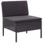 3-piece garden furniture set and black synthetic rattan cushions by vidaXL, Garden sets - Ref: Foro24-48957, Price: 137,17 €,...