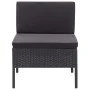 3-piece garden furniture set and black synthetic rattan cushions by vidaXL, Garden sets - Ref: Foro24-48957, Price: 137,17 €,...