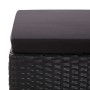 3-teiliges Gartenmöbel-Set und schwarze synthetische Rattankissen von vidaXL, Gartensets - Ref: Foro24-48957, Preis: 138,87 €...