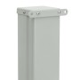 Gray retractable garden side awning 100x500 cm by vidaXL, Umbrellas - Ref: Foro24-48386, Price: 73,48 €, Discount: %