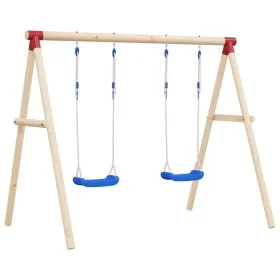 Swings with ropes 2 units blue polyethylene 37x15 cm by vidaXL, Swings and play structures - Ref: Foro24-92307, Price: 56,76 ...