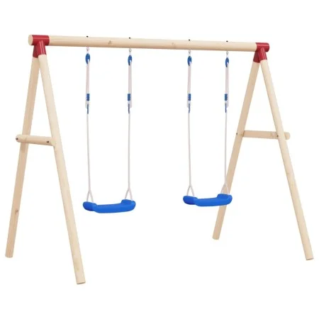 Swings with ropes 2 units blue polyethylene 37x15 cm by vidaXL, Swings and play structures - Ref: Foro24-92307, Price: 56,76 ...
