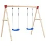 Swings with ropes 2 units blue polyethylene 37x15 cm by vidaXL, Swings and play structures - Ref: Foro24-92307, Price: 56,76 ...
