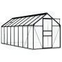 Gewächshaus mit anthrazitgrauer Aluminium-Grundkonstruktion 9,31 m² von vidaXL, Gewächshäuser - Ref: Foro24-48220, Preis: 733...
