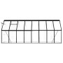 Invernadero con estructura base aluminio gris antracita 9,31 m² de vidaXL, Invernaderos - Ref: Foro24-48220, Precio: 733,49 €...