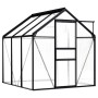 Anthrazitgraues Aluminium-Gewächshaus 3,61 m² von vidaXL, Gewächshäuser - Ref: Foro24-48209, Preis: 303,44 €, Rabatt: %