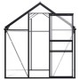 Anthrazitgraues Aluminium-Gewächshaus 3,61 m² von vidaXL, Gewächshäuser - Ref: Foro24-48209, Preis: 303,44 €, Rabatt: %