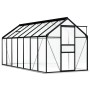 Gewächshaus mit anthrazitgrauer Aluminium-Grundstruktur 8,17 m² von vidaXL, Gewächshäuser - Ref: Foro24-48219, Preis: 648,18 ...