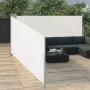 Toldo lateral retráctil color crema 100x1000 cm de vidaXL, Sombrillas - Ref: Foro24-48473, Precio: 118,88 €, Descuento: %
