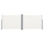 Cream-colored retractable side awning 100x1000 cm by vidaXL, Umbrellas - Ref: Foro24-48473, Price: 120,46 €, Discount: %