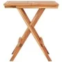 Folding solid teak wood bistro table 60x60x65 cm by vidaXL, Garden tables - Ref: Foro24-48996, Price: 79,19 €, Discount: %