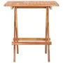 Folding solid teak wood bistro table 60x60x65 cm by vidaXL, Garden tables - Ref: Foro24-48996, Price: 79,19 €, Discount: %
