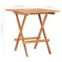 Folding solid teak wood bistro table 60x60x65 cm by vidaXL, Garden tables - Ref: Foro24-48996, Price: 79,19 €, Discount: %