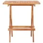 Folding garden table and chairs 3 pieces solid teak wood by vidaXL, Garden sets - Ref: Foro24-48997, Price: 183,53 €, Discoun...