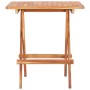 Klappbarer Gartentisch und Stühle, 3-teilig, aus massivem Teakholz von vidaXL, Gartensets - Ref: Foro24-48997, Preis: 176,91 ...