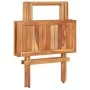 Folding garden table and chairs 3 pieces solid teak wood by vidaXL, Garden sets - Ref: Foro24-48997, Price: 183,53 €, Discoun...