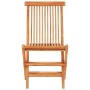 Folding garden table and chairs 3 pieces solid teak wood by vidaXL, Garden sets - Ref: Foro24-48997, Price: 200,90 €, Discoun...