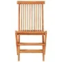 Folding garden table and chairs 3 pieces solid teak wood by vidaXL, Garden sets - Ref: Foro24-48997, Price: 183,53 €, Discoun...