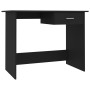 Schwarzer Spanplattenschreibtisch 100x50x76 cm von vidaXL, Schreibtische - Ref: Foro24-800550, Preis: 67,92 €, Rabatt: %
