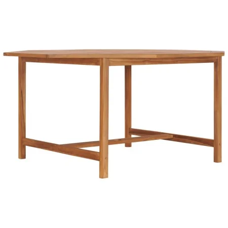 Solid teak wood garden table 150x150x75 cm by vidaXL, Garden tables - Ref: Foro24-49009, Price: 187,83 €, Discount: %