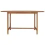 Solid teak wood garden table 150x150x75 cm by vidaXL, Garden tables - Ref: Foro24-49009, Price: 187,83 €, Discount: %