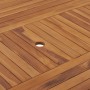 Gartentisch aus massivem Teakholz, 150 x 150 x 75 cm von vidaXL, Gartentische - Ref: Foro24-49009, Preis: 188,58 €, Rabatt: %