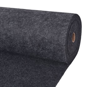 Anthracite gray ribbed event carpet 1.2x10 m by vidaXL, Doormats - Ref: Foro24-287668, Price: 76,85 €, Discount: %