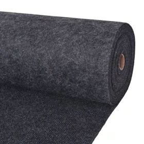 Anthracite gray ribbed event carpet 1.2x10 m by vidaXL, Doormats - Ref: Foro24-287668, Price: 69,22 €, Discount: %