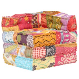 Puf modular de tela patchwork by vidaXL, Cushions for chairs and sofas - Ref: Foro24-287697, Price: 277,90 €, Discount: %