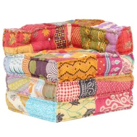 Puf modular de tela patchwork by vidaXL, Cushions for chairs and sofas - Ref: Foro24-287697, Price: 273,13 €, Discount: %