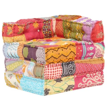 Puf modular de tela patchwork by vidaXL, Cushions for chairs and sofas - Ref: Foro24-287697, Price: 273,13 €, Discount: %