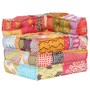 Puf modular de tela patchwork by vidaXL, Cushions for chairs and sofas - Ref: Foro24-287697, Price: 277,90 €, Discount: %